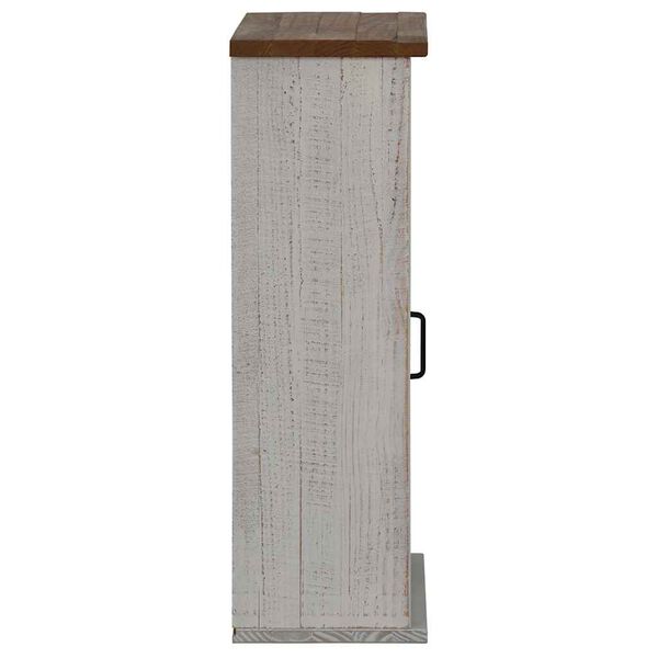 VidaXL Armoire suspendue HALDEN porte coulissante blanc 49x22,5x70 cm