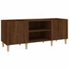 vidaXL Armoire &agrave; disques ch&ecirc;ne marron 121x38x48 cm bois d'ing&eacute;nierie