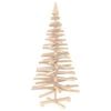 vidaXL Arbre de No&euml;l en bois KOTKA 120 cm Bois de pin massif Naturel