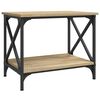 vidaXL Table d'appoint Ch&ecirc;ne sonoma 55x38x45 cm Bois d'ing&eacute;nierie