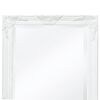 vidaXL Miroir mural style baroque 100x50 cm blanc