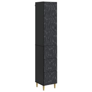 vidaXL Ensemble de Meubles 2 pcs Noir 33 x 34,5 x 90 cm