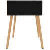 vidaXL Tables de chevet 2 pcs Noir 40x40x56 cm Bois d'ing&eacute;nierie