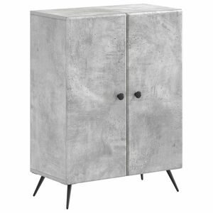 vidaXL Meuble de Rangement de Salle de Bain BREDA Gris b&eacute;ton