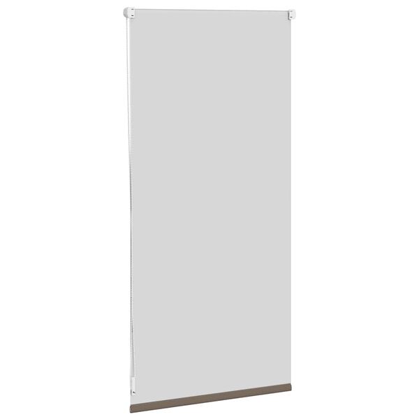 vidaXL Store enrouleur occultant 44,4 x 100 cm, largeur du tissu 40 cm, couleur caf&eacute;