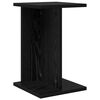 vidaXL Support de Plante Ch&ecirc;ne noir 25 x 25,5 x 40,5 cm