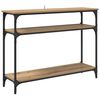 vidaXL Table console Ch&ecirc;ne artisanal 100 x 29 x 75 cm