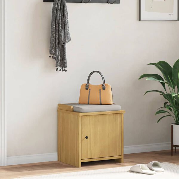 vidaXL Banc de couloir SANDNES 45x40x50 cm bois de pin massif