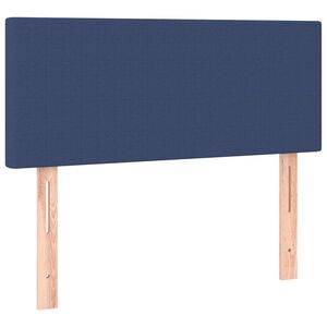 vidaXL T&ecirc;te de lit Bleu 100x5x78/88 cm Tissu