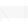vidaXL Clôture Euro Gris 1.2 x 25 m Fer revêtu de PVC