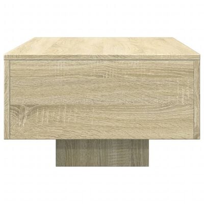 vidaXL Table basse chêne sonoma 100x49,5x31 cm bois d'ingénierie