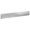 vidaXL Bordure de Pelouse 20 pcs 100 x 15 cm Acier Argent&eacute;