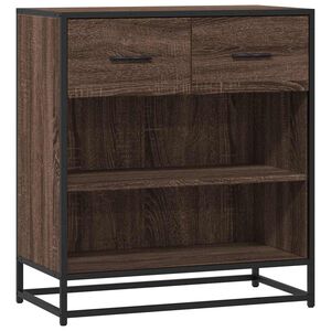 vidaXL Buffet ch&ecirc;ne marron 68x35x76 cm bois d'ing&eacute;nierie
