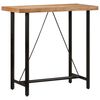 vidaXL Table de bar 110x55x107 cm bois massif d'acacia et fer