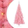 vidaXL Sapin de No&euml;l avec 300 LED avec support Rose 240 cm PVC