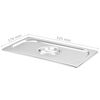 Couvercles de plateau 4 pcs GN 1/3 Acier inoxydable