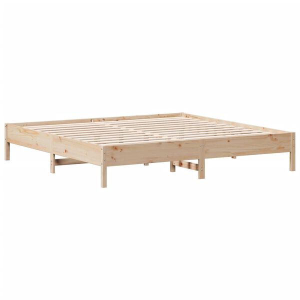 vidaXL Cadre de lit sans matelas 180x200 cm bois massif de pin