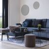 House Nordic Table basse Scarlett 70x40 cm Rond Noir