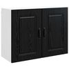 vidaXL Armoire de cuisine avec porte Kalmar Ch&ecirc;ne noir 80 x 31 x 60 cm