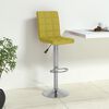 vidaXL Tabouret de bar Vert Tissu