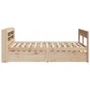 vidaXL Cadre de lit sans matelas 160x200 cm bois massif de pin