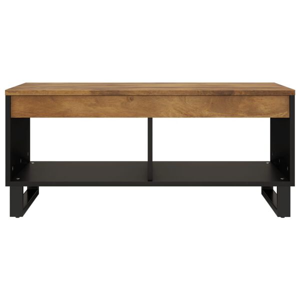 vidaXL Table basse 90x50x40 cm bois de manguier massif
