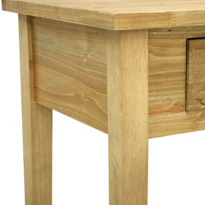 vidaXL Table console avec 2 tiroirs Marron sculpté 96x40x78 cm Bois