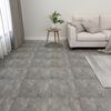 vidaXL Dalles de plancher autoadhésives 55 pcs PVC 5,11 m² gris