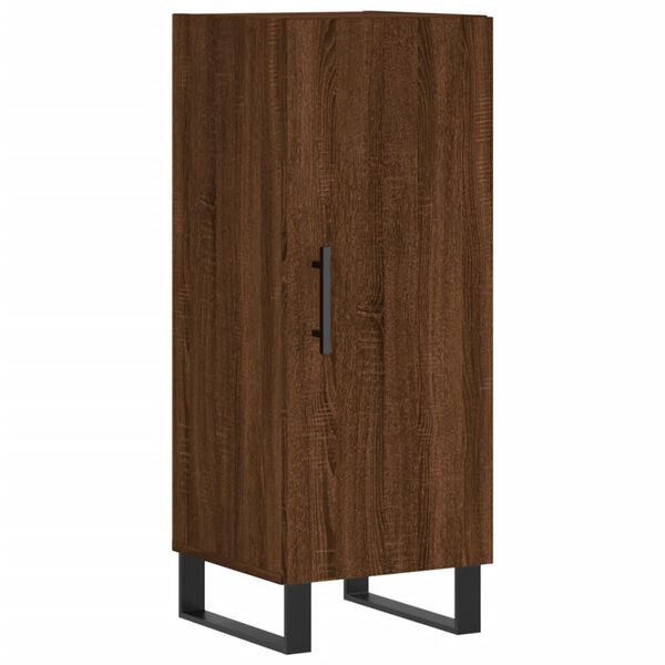 vidaXL Buffet Ch&ecirc;ne marron 34,5x34x90 cm Bois d'ing&eacute;nierie