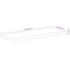 vidaXL Comptoir de salle de bain 140x60x2,5 cm rectangulaire acacia