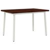 vidaXL Table &agrave; manger en bord vivant 140 x 70 x 75 cm
