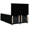 vidaXL Sommier &agrave; lattes de lit avec matelas Noir 140x200 cm Tissu