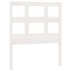 vidaXL T&ecirc;te de lit Blanc 95,5x4x100 cm Bois massif de pin