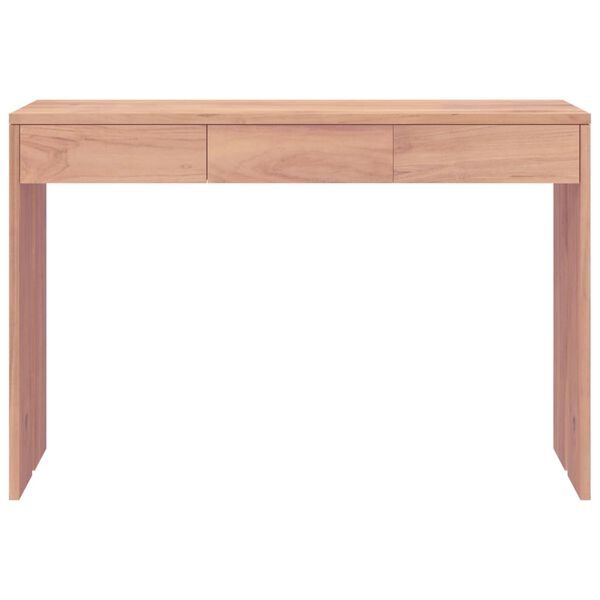 vidaXL Table console 110x35x75 cm Bois de teck solide