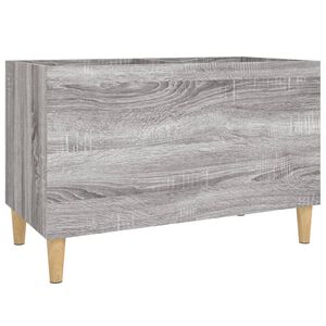 vidaXL Armoire &agrave; disques sonoma gris 74,5x38x48 cm bois d'ing&eacute;nierie