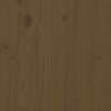 vidaXL T&ecirc;te de lit Marron miel 186x4x100 cm Bois massif de pin