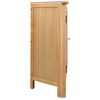 vidaXL Armoire d'angle 59 x 45 x 80 cm Bois de ch&ecirc;ne massif