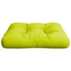 vidaXL Coussin de palette vert vif 50x50x12 cm tissu