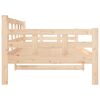 vidaXL Lit de jour sans matelas bois de pin massif 90x190 cm
