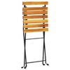 vidaXL Chaises pliables de jardin lot de 6 Acier bois d'acacia massif