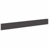 vidaXL Bordure de Pelouse 30 pc 100 x 12 cm Acier Noir