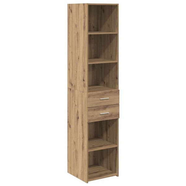 vidaXL Haut Armoire avec tiroir Ch&ecirc;ne artisanal 40 x 42,5 x 185 cm