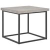 vidaXL Table basse 55x55x53 cm Aspect de b&eacute;ton