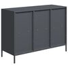 vidaXL Buffet anthracite 101,5x39x73,5 cm acier lamin&eacute; &agrave; froid