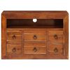 vidaXL Buffet avec tiroir Marron 80 x 30 x 55 cm Bois d'acacia massif