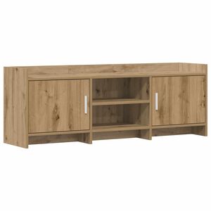 vidaXL Meuble TV 130 x 33 x 47 cm Ch&ecirc;ne artisanal Bois d'ing&eacute;nierie