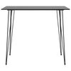 vidaXL Ensemble de bar 7 pcs Noir et gris