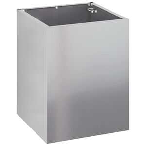 vidaXL Cache-pot de jardin Acier galvanis&eacute; 32 x 32 x 40 cm