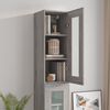 vidaXL Armoire murale suspendue Sonoma gris 34,5x34x90 cm