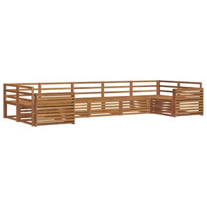 vidaXL Ensemble de canap&eacute;s d'ext&eacute;rieur 7 pc Naturel